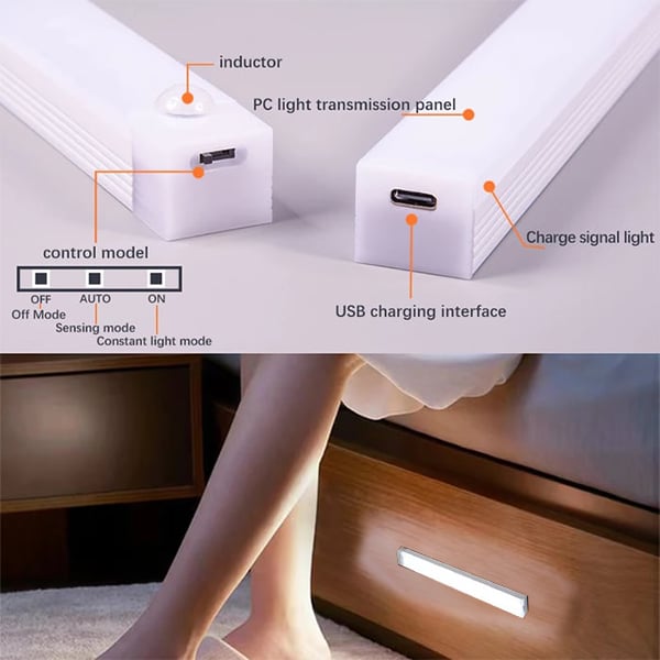 🔥💡Punch-free Smart Sensor Magnetic Rechargeable LED Lights