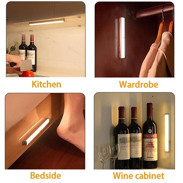 🔥💡Punch-free Smart Sensor Magnetic Rechargeable LED Lights