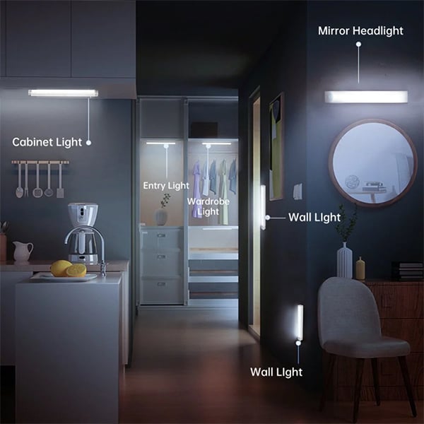 🔥💡Punch-free Smart Sensor Magnetic Rechargeable LED Lights